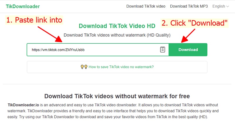 TikTok Downloader MP3: TikTok Video Downloader MP3