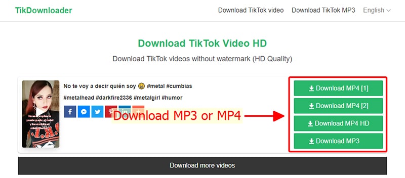 TikTok Downloader MP3: TikTok Video Downloader MP3